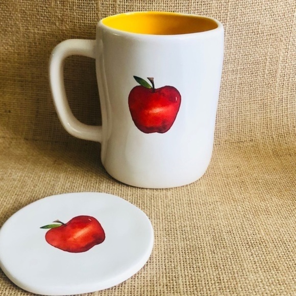 Rae Dunn TEACHER FUEL Double Sided Mug and Coaster - Picture 2 of 7